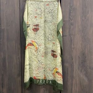 PRADA Silk “Fairies” scarf